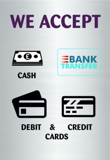 We Accept Payments With